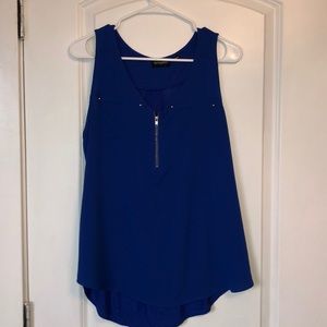 Royal Blue Dress Top